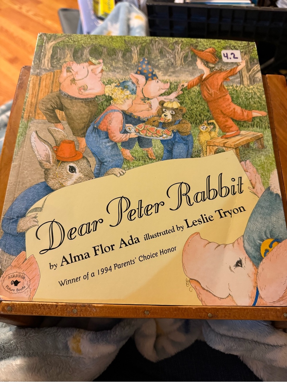 Dear Peter Rabbit Children's Book by Alma Ada 1994 Parents’ Choice Honor Winner